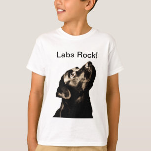 Camiseta Labrador retriever preto impressionante