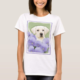 Camiseta Labrador Retriever Puppy Pintura Original