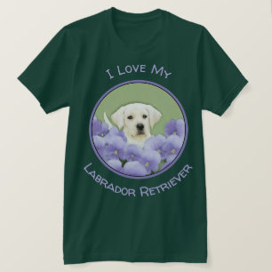Camiseta Labrador Retriever Puppy Pintura Original
