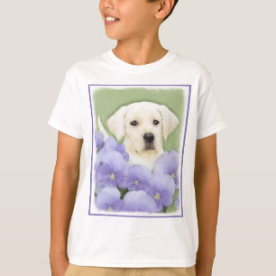 Camiseta Labrador Retriever Puppy Pintura Original