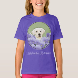 Camiseta Labrador Retriever Puppy Pintura Original