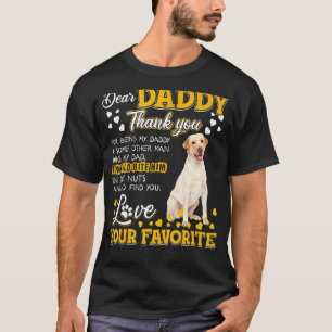 Camiseta Labrador Retriever Querido Papai Obrigado Por Ser