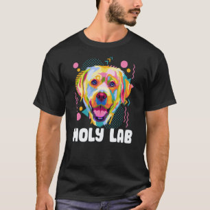Camiseta Labrador Retriever Sagrado Humor Raça de Cão Anima