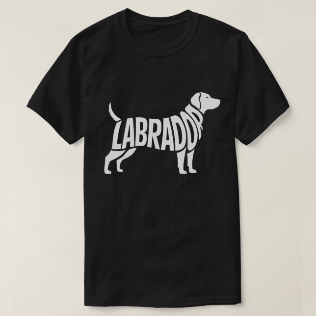 Camiseta Labrador Retriever Shirt – Loyal Friend & Adventur (Frente do Design)