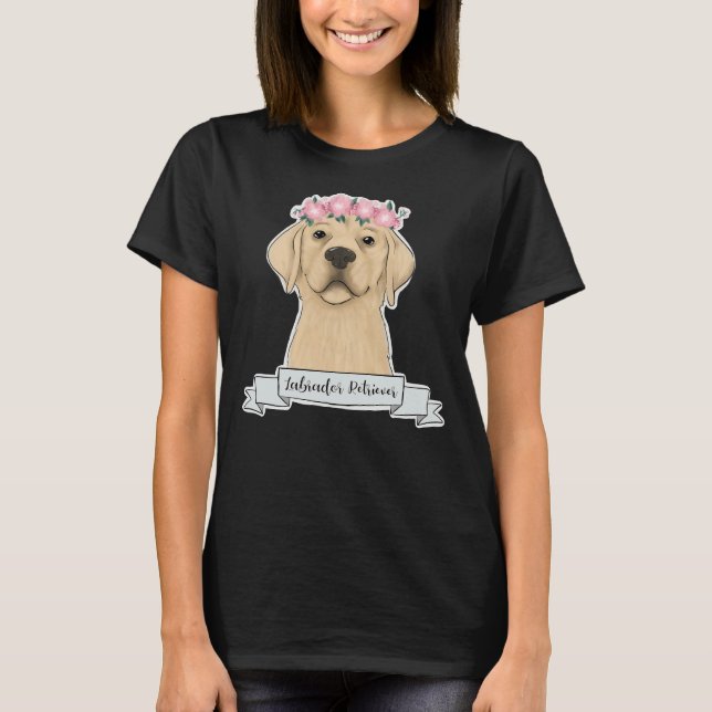 Camiseta Labrador Retriever Sticker (Frente)