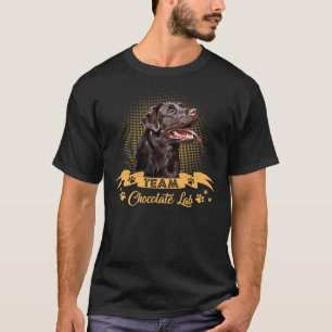Camiseta Labrador Retriever Team Chocolate Lab