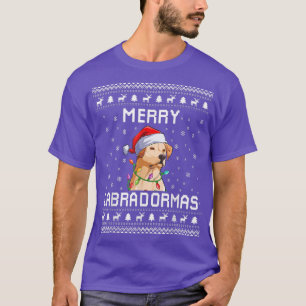 Camiseta Labrador Retriever Ugly Christmas Sweater Labrador