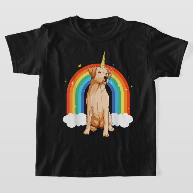 Camiseta Labrador Retriever Unicorn Labrador Retrievers (Postura )