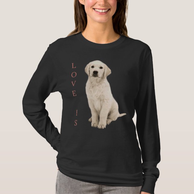 Camiseta Labrador Retriever White Lab Mãe (Frente)