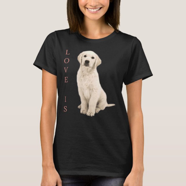 Camiseta Labrador Retriever White Lab Mãe (Frente)