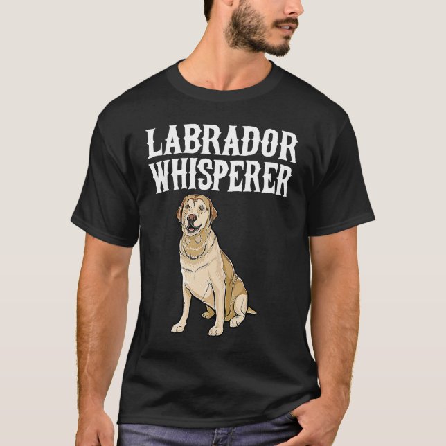 Camiseta Labrador Retriever Wisperer  Dog (Frente)