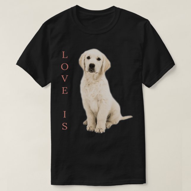 Camiseta Labrador Retriever Women Men White Lab (Frente do Design)