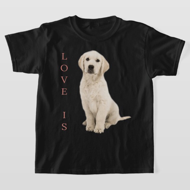 Camiseta Labrador Retriever Women Men White Lab Mãe Cão Pai (Postura )