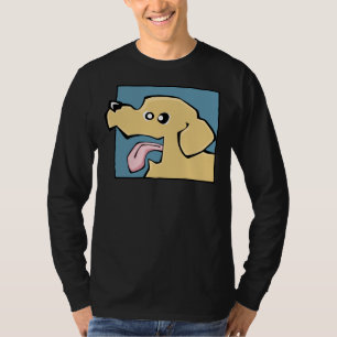 Camiseta Labrador Retriever Yellow Face Amarelo Bg