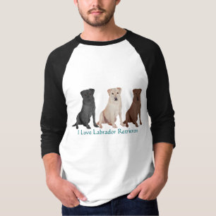 Camiseta Labrador Retrievers - 3 cores para amar