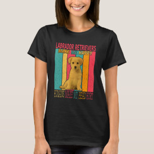 Camiseta Labrador Retrievers Torna Humanos Felizes Façam Ca