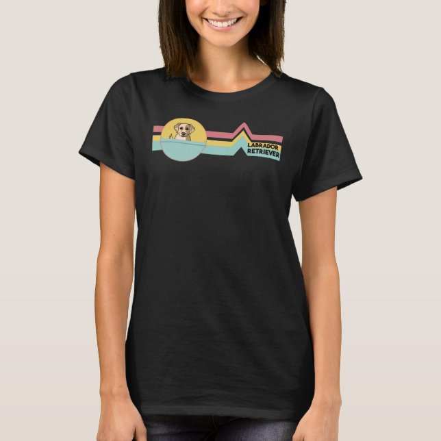 Camiseta Labrador Retriver Retro War Cog Mãe (Frente)