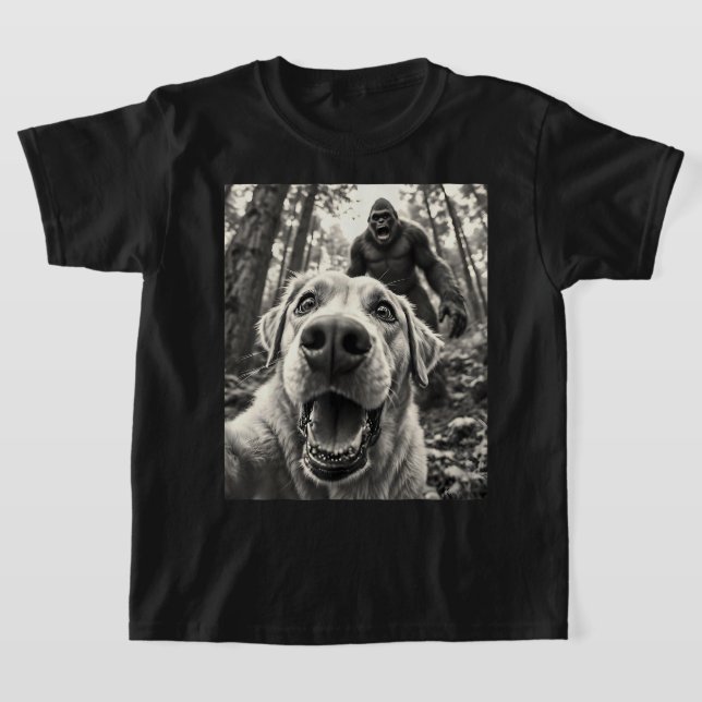 Camiseta Labrador Selfie Com Grande Afiador De Cachorros De (Postura )