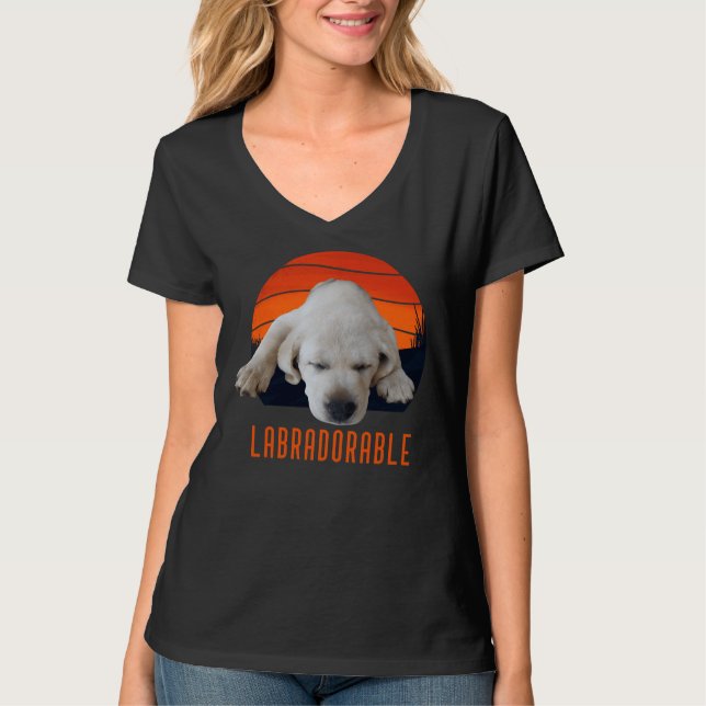 Camiseta Labradorable Labrador Puppy (Frente)