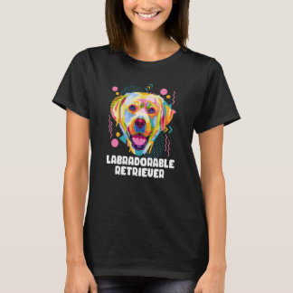 Camiseta Labradorable Retriever Trocadilho de Animal Meme H