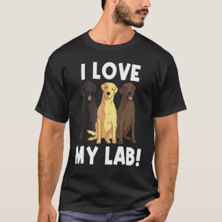 Camiseta Labradores Para Homens Mulheres Cão Retriever Labr