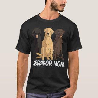 Camiseta Labradores Para Mãe Mulheres Retriever Labrador Ca