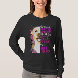 Camiseta Labradores São Amigas Da Melhor Amiga Mãe De Cacho