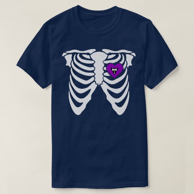Camiseta Labrys Gay Skeleton Seual Identity Nonb (Frente do Design)