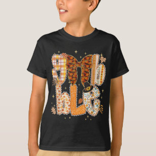 Camiseta Lace Coquette Gobble Preppy Turkey Fa