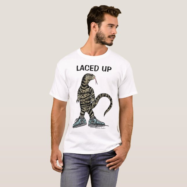 Camiseta “Laced up” Lace monitor shirt (Frente Completa)
