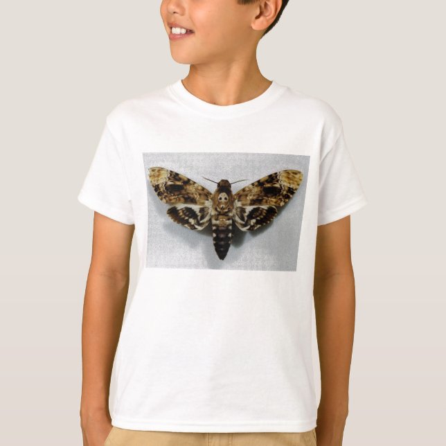 Camiseta Lachesis do Acherontia de Hawkmoth da cabeça de (Frente)