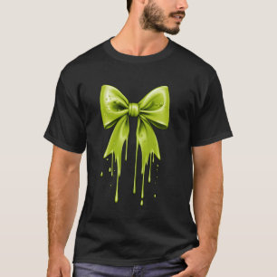 Camiseta Laço Coquete com Slime Verde Pingando