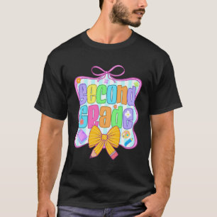 Camiseta Laço Coquete de Volta às Aulas da Segunda Série Pr