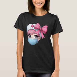 Camiseta Laço Coquete Enfermeira de Urgência Enfermeira de
