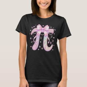 Camiseta Laço Coquete Pi Amantes de Matemática Homens Mulhe