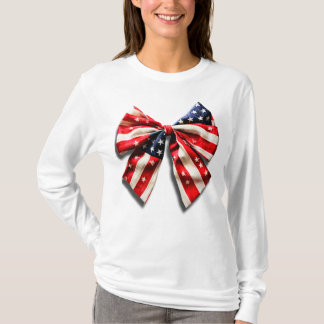 Camiseta Laço da Bandeira Americana