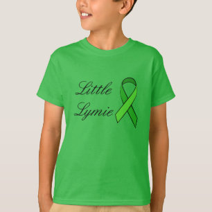 Camiseta Laço de Conscientização da Doença de Lyme Little L