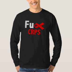 Camiseta Laço de conscientização da dor na perna de membro 