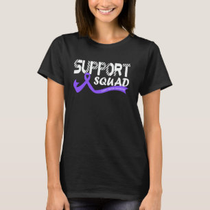 Camiseta Laço de Conscientização da Fibrose Cística do Esqu