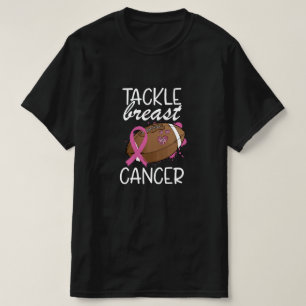 Camiseta Laço de Conscientização do Câncer de Mama Tackle C