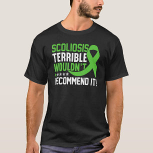 Camiseta Laço de Conscientização sobre Cirurgia de Escolios