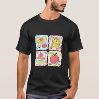 Camiseta Laço de Coquete Professora Lápis Primeiro Dia Dive
