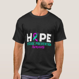 Camiseta Laço de Prevenção ao Suicídio Esperança Depressão