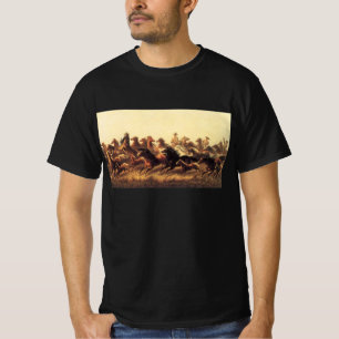 Camiseta Laço em Cavalos Selvagens por James Walker