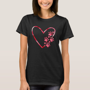 Camiseta Laco engraçado de gato cachorro impressões de pata