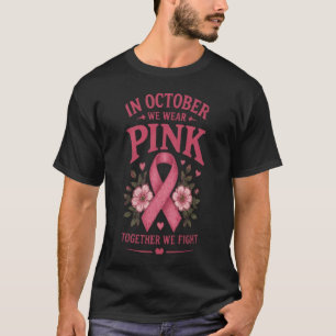 Camiseta Laço Rosa em Outubro