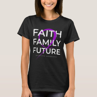 Camiseta Laço Roxo de Conscientização sobre Superdose de Dr