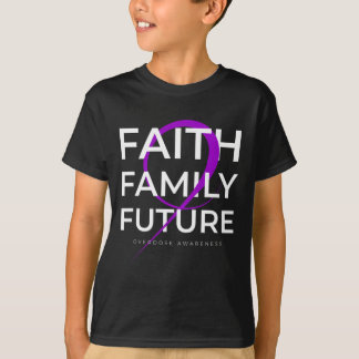 Camiseta Laço Roxo de Conscientização sobre Superdose de Dr