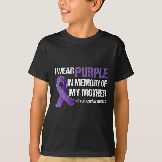Camiseta Laço Roxo de Conscientização sobre Superose em Mem (Frente)