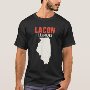 Camiseta Lacon Illinois EUA State America Viagem Illinoisan